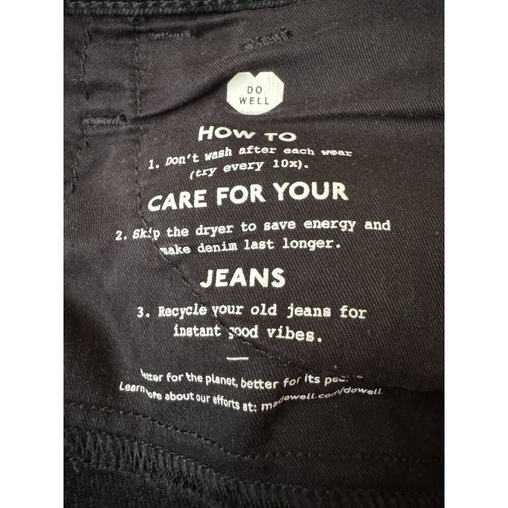 Madewell Women’s Roadtripper Jeans Size 26 Ashcroft Wash 9" Mid Rise Supersoft - Picture 10 of 11